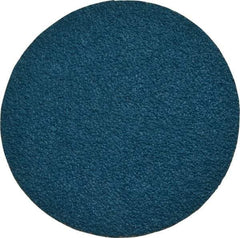 Tru-Maxx - 3" Disc Diam, 50 Grit, Zirconia Alumina Quick Change Disc - Type R Attaching System, Coated, Blue, Coarse Grade, 20,000 RPM - Americas Industrial Supply