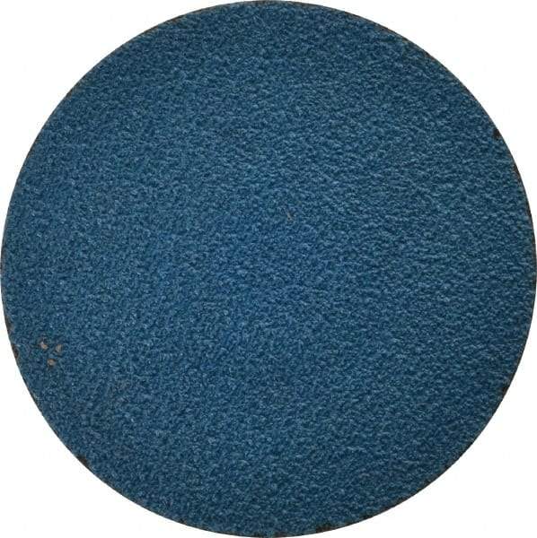 Tru-Maxx - 3" Disc Diam, 60 Grit, Zirconia Alumina Quick Change Disc - Type R Attaching System, Coated, Blue, Medium Grade, 20,000 RPM - Americas Industrial Supply