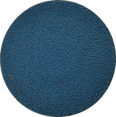 Tru-Maxx - 3" Disc Diam, 60 Grit, Zirconia Alumina Quick Change Disc - Type R Attaching System, Coated, Blue, Medium Grade, 20,000 RPM - Americas Industrial Supply