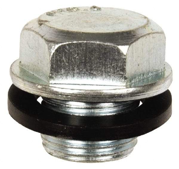 Dorman - Standard Oil Drain Plug with Gasket - M16.4x1.33 Thread, O-Ring Gasket - Americas Industrial Supply