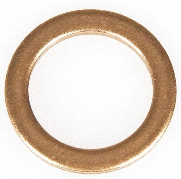Dorman - 1/2 SAE, 1/2" ID x 3/4" OD Oil Drain Plug Gasket - 3/32" Thick, Copper - Americas Industrial Supply