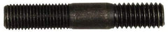 Dorman - 7/16-20 Long Thread, 7/16-14 Short Thread, 2-1/2" OAL Unequal Double Threaded Stud - Steel, Black Oxide Finish, 1" Long Thread Length, 13/16" Short Thread Length - Americas Industrial Supply