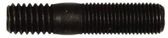 Dorman - 3/8-24 Long Thread, 3/8-16 Short Thread, 1-3/4" OAL Unequal Double Threaded Stud - Steel, Black Oxide Finish, 3/4" Long Thread Length, 1/2" Short Thread Length - Americas Industrial Supply