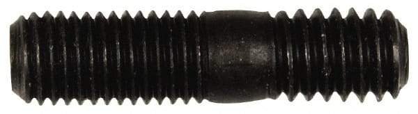 Dorman - 5/16-24 Long Thread, 5/16-18 Short Thread, 1-1/4" OAL Unequal Double Threaded Stud - Steel, Black Oxide Finish, 5/8" Long Thread Length, 7/16" Short Thread Length - Americas Industrial Supply