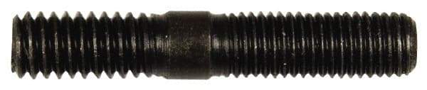 Dorman - 5/16-24 Long Thread, 5/16-18 Short Thread, 1-3/4" OAL Unequal Double Threaded Stud - Steel, Black Oxide Finish, 7/8" Long Thread Length, 9/16" Short Thread Length - Americas Industrial Supply