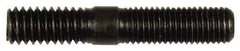 Dorman - 5/16-24 Long Thread, 5/16-18 Short Thread, 1-3/4" OAL Unequal Double Threaded Stud - Steel, Black Oxide Finish, 7/8" Long Thread Length, 9/16" Short Thread Length - Americas Industrial Supply