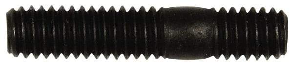 Dorman - 5/16-18 1-1/2" OAL Unequal Double Threaded Stud - Steel, Black Oxide Finish, 7/8" Long Thread Length, 7/16" Short Thread Length - Americas Industrial Supply