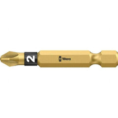 Wera - #3 Pozidriv Screwdriver Bit - 2" OAL - Americas Industrial Supply