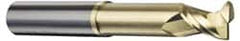 Accupro - 5/8" Diam 2 Flute Solid Carbide 0.06" Corner Radius End Mill - Americas Industrial Supply