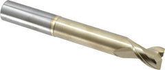 Accupro - 3/4", 2 Flute, Single End, Solid Carbide, 0.03" Corner Radius End Mill - 6" OAL, 45° Helix, Right Hand Flute, 1" LOC, Right Hand Cut, 3-7/8" Extended Reach - Americas Industrial Supply