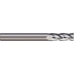 Micro 100 - 9/64", 1/2" LOC, 3/16" Shank Diam, 2" OAL, 2 Flute Solid Carbide Square End Mill - Exact Industrial Supply