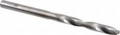 SGS - #8 118° Solid Carbide Jobber Drill - Bright Finish, Right Hand Cut, Spiral Flute, Straight Shank, 3" OAL, Faceted Point - Americas Industrial Supply