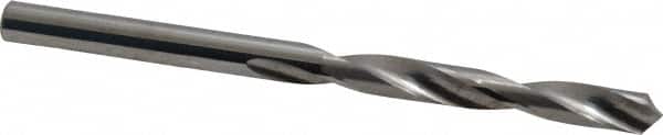 SGS - #14 118° Solid Carbide Jobber Drill - Bright Finish, Right Hand Cut, Spiral Flute, Straight Shank, 2-3/4" OAL, Faceted Point - Americas Industrial Supply