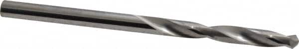 SGS - #21 118° Solid Carbide Jobber Drill - Bright Finish, Right Hand Cut, Spiral Flute, Straight Shank, 2-1/2" OAL, Faceted Point - Americas Industrial Supply