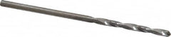 SGS - #50 118° Solid Carbide Jobber Drill - Bright Finish, Right Hand Cut, Spiral Flute, Straight Shank, 1-3/4" OAL, Faceted Point - Americas Industrial Supply