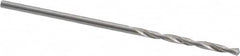 SGS - #55 118° Solid Carbide Jobber Drill - Bright Finish, Right Hand Cut, Spiral Flute, Straight Shank, 1-1/2" OAL, Faceted Point - Americas Industrial Supply