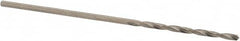 SGS - #63 118° Solid Carbide Jobber Drill - Bright Finish, Right Hand Cut, Spiral Flute, Straight Shank, 1-3/8" OAL, Faceted Point - Americas Industrial Supply