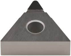 Hertel - HT-TNMX330.5 Grade HT420CD Polycrystalline Diamond (PCD) Turning Insert - Uncoated, Triangle, 3/8" Inscr Circle, 3/16" Thick, 0.0078" Corner Radius - Americas Industrial Supply