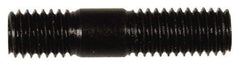 Dorman - M8x1.25 35mm OAL Unequal Double Threaded Stud - Steel, Black Oxide Finish, 16mm Long Thread Length, 10mm Short Thread Length, Metric - Americas Industrial Supply