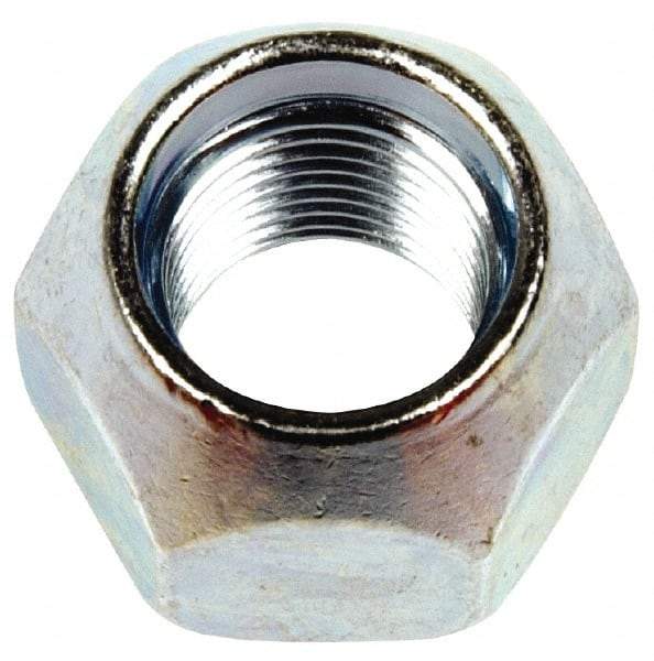 Dorman - 1/2-20 Zinc Finish Open Wheel Nut - 13/16" Hex, 5/8" OAL, 60° Seat Angle - Americas Industrial Supply