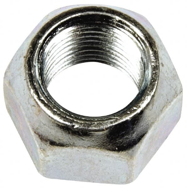Dorman - 1/2-20 Zinc Finish Open Wheel Nut - 3/4" Hex, 9/16" OAL, 60° Seat Angle - Americas Industrial Supply