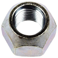 Dorman - M12-1.5 Zinc Finish Open Wheel Nut - 19mm Hex, 14mm OAL, 60° Seat Angle - Americas Industrial Supply
