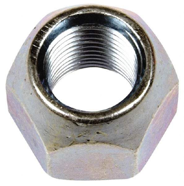 Dorman - M12-1.25 Chrome Finish Open Wheel Nut - 19mm Hex, 16mm OAL, 60° Seat Angle - Americas Industrial Supply