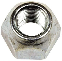 Dorman - M12-1.25 Zinc Finish Open Wheel Nut - 21mm Hex, 16mm OAL, 60° Seat Angle - Americas Industrial Supply