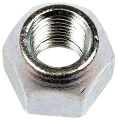 Dorman - M12-1.5 Zinc Finish Open Wheel Nut - 21mm Hex, 18mm OAL, 60° Seat Angle - Americas Industrial Supply