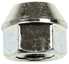 Dorman - M14-1.5 Yellow Zinc Finish Open Wheel Nut - 22mm Hex, 20.5mm OAL, 60° Seat Angle - Americas Industrial Supply