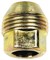 Dorman - M14-1.5 Zinc Finish Open Wheel Nut - 22mm Hex, 28.5mm OAL, 60° Seat Angle - Americas Industrial Supply