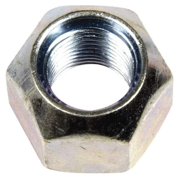 Dorman - 1/2-20 Zinc Finish Open Wheel Nut - 13/16" Hex, 5/8" OAL, 90° Seat Angle - Americas Industrial Supply