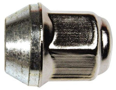 Dorman - M12-1.5 Stainless Finish Capped Wheel Nut - 19mm Hex, 31mm OAL, 60° Seat Angle - Americas Industrial Supply