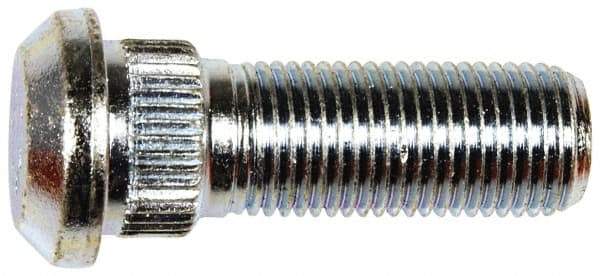 Dorman - 1/2-20 Serrated Bolt Wheel Stud - 0.63" Knurl, 1-17/32" OAL, 3/8" Shoulder Length - Americas Industrial Supply