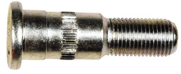 Dorman - 1/2-20 Serrated Bolt Wheel Stud - 5/8" Knurl, 1-5/16" OAL, 1" Shoulder Length - Americas Industrial Supply