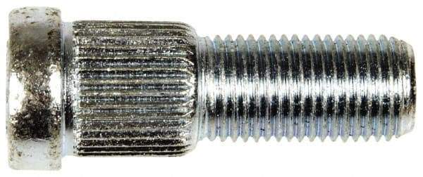 Dorman - 1/2-20 Serrated Bolt Wheel Stud - 0.62" Knurl, 1-5/8" OAL, 19/32" Shoulder Length - Americas Industrial Supply
