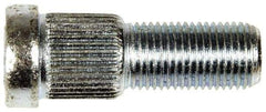 Dorman - 1/2-20 Serrated Bolt Wheel Stud - 0.62" Knurl, 1-5/8" OAL, 19/32" Shoulder Length - Americas Industrial Supply