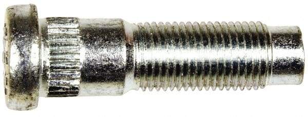 Dorman - 1/2-20 Serrated Bolt Wheel Stud - 0.56" Knurl, 2" OAL, 23/32" Shoulder Length - Americas Industrial Supply
