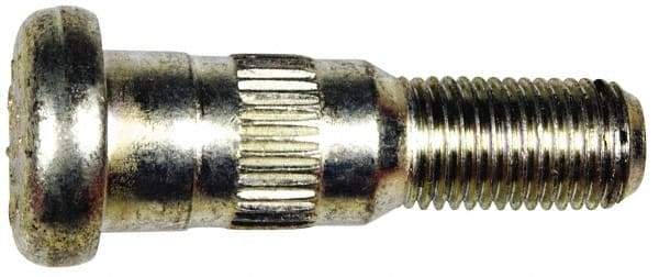 Dorman - 7/16-20 Serrated Bolt Wheel Stud - 0.565" Knurl, 1-3/4" OAL, 7/8" Shoulder Length - Americas Industrial Supply