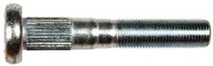 Dorman - 9/16-18 Serrated Bolt Wheel Stud - 0.621" Knurl, 3-17/32" OAL, 1-5/16" Shoulder Length - Americas Industrial Supply