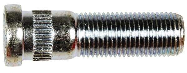 Dorman - 9/16-18 Serrated Bolt Wheel Stud - 5/8" Knurl, 2" OAL, 5/8" Shoulder Length - Americas Industrial Supply