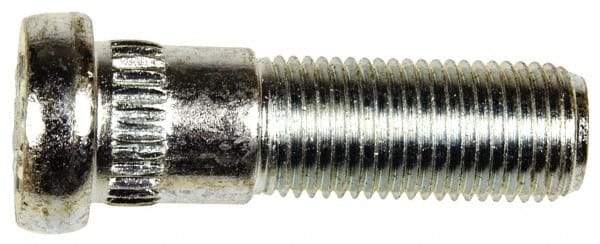 Dorman - 1/2-20 Serrated Bolt Wheel Stud - 0.568" Knurl, 1-11/16" OAL, 5/8" Shoulder Length - Americas Industrial Supply