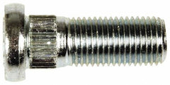 Dorman - M12-1.25 Serrated Bolt Wheel Stud - 13mm Knurl, 32mm OAL, 10mm Shoulder Length - Americas Industrial Supply