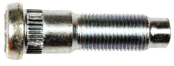 Dorman - 1/2-20 Serrated Bolt Wheel Stud - 0.589" Knurl, 1-15/16" OAL, 5/8" Shoulder Length - Americas Industrial Supply