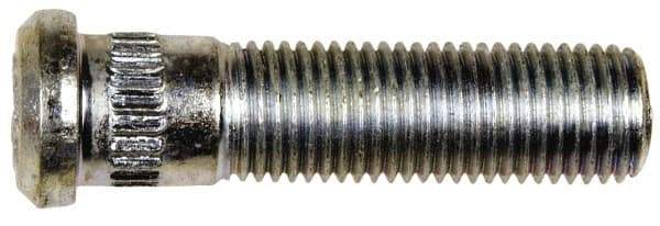 Dorman - 7/16-20 Serrated Bolt Wheel Stud - 0.475" Knurl, 1-3/4" OAL, 27/64" Shoulder Length - Americas Industrial Supply