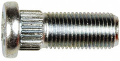 Dorman - M12-1.25 Serrated Bolt Wheel Stud - 12.83mm Knurl, 32.5mm OAL, 7mm Shoulder Length - Americas Industrial Supply