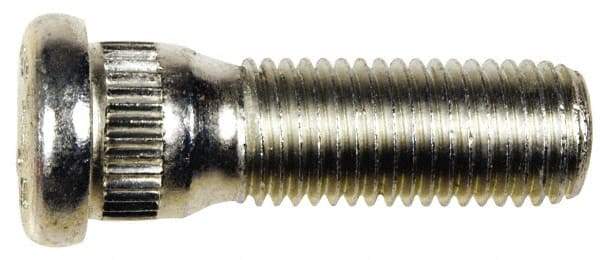 Dorman - M12-1.5 Serrated Bolt Wheel Stud - 14.2mm Knurl, 40mm OAL, 8mm Shoulder Length - Americas Industrial Supply