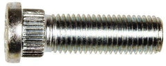 Dorman - M12-1.5 Serrated Bolt Wheel Stud - 14.3mm Knurl, 41.5mm OAL, 6.5mm Shoulder Length - Americas Industrial Supply