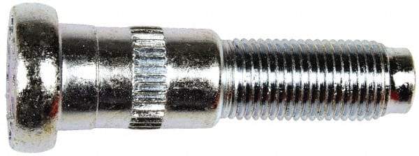 Dorman - 1/2-20 Serrated Bolt Wheel Stud - 5/8" Knurl, 2-1/4" OAL, 15/16" Shoulder Length - Americas Industrial Supply