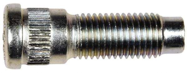 Dorman - M12-1.5 Serrated Bolt Wheel Stud - 14.45mm Knurl, 42mm OAL, 11.5mm Shoulder Length - Americas Industrial Supply